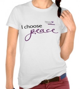 I choose peace t-shirt